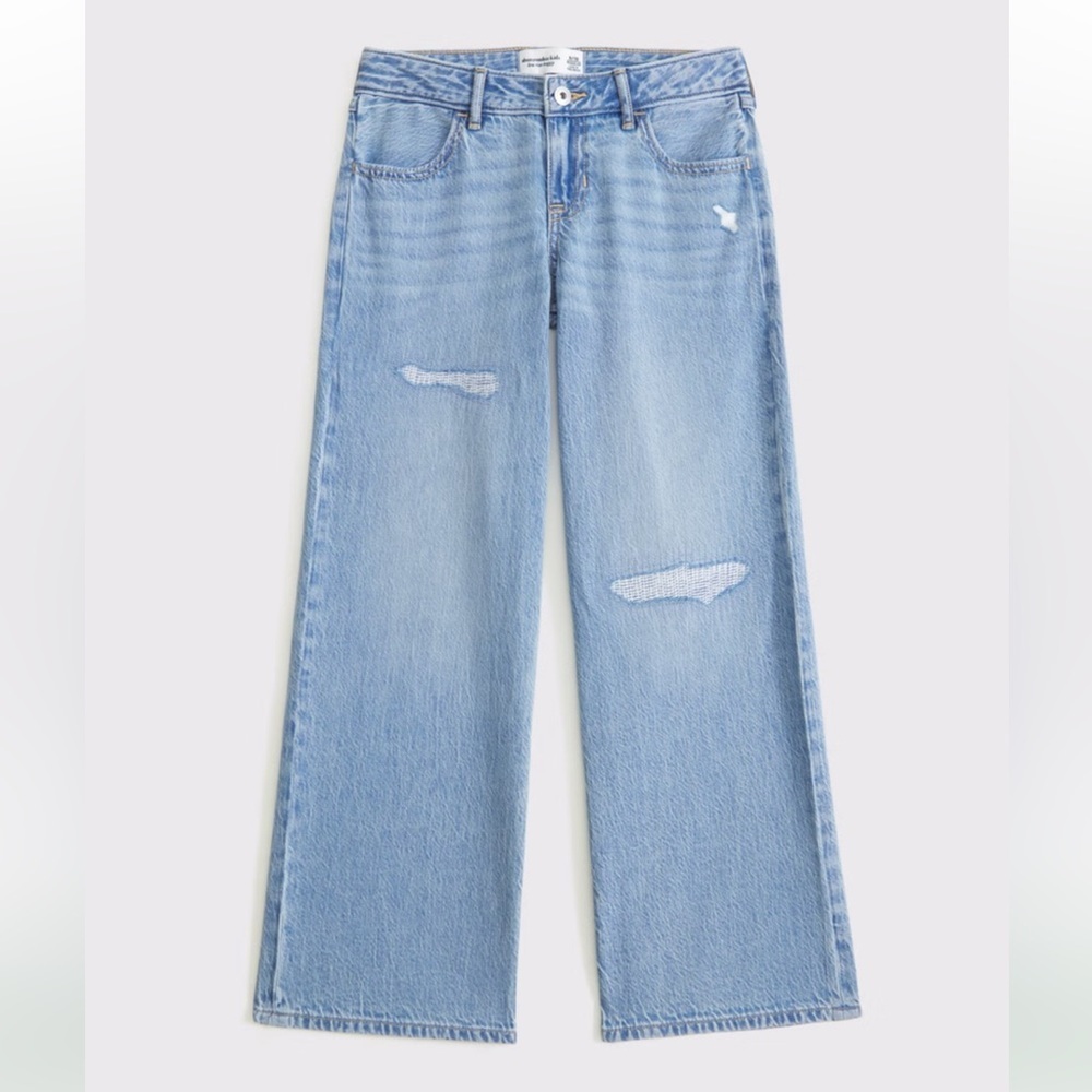 Abercrombie Kids Low-Rise Lightweihht Baggy Jeans